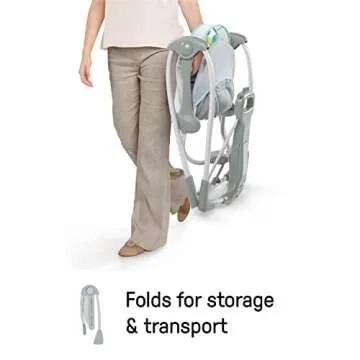 Ingenuity Swing 'n Go Portable Baby Swing - 5-Speed & Sounds