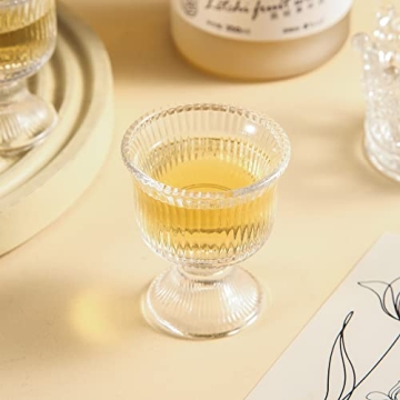 Elegant Lysenn Clear Shot Glasses Set - 8 Premium Quality Tequila Glasses