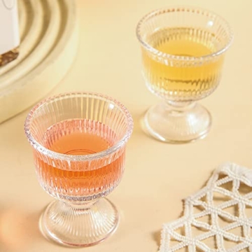 Elegant Lysenn Clear Shot Glasses Set - 8 Premium Quality Tequila Glasses