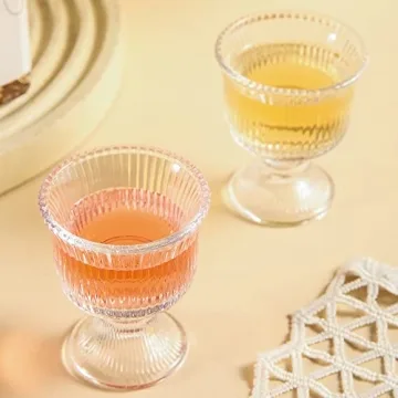 Elegant Lysenn Clear Shot Glasses Set - 8 Premium Quality Tequila Glasses