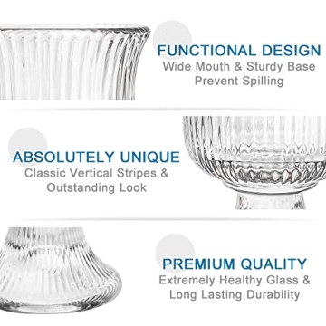 Elegant Lysenn Clear Shot Glasses Set - 8 Premium Quality Tequila Glasses