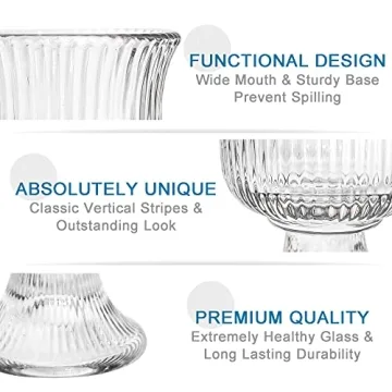 Elegant Lysenn Clear Shot Glasses Set - 8 Premium Quality Tequila Glasses