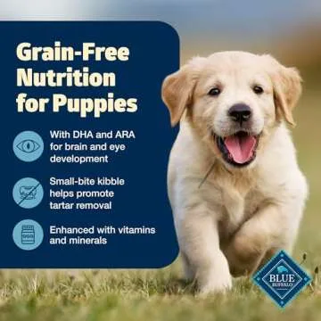 Blue Buffalo Freedom Grain-Free Puppy Dry Dog Food with DHA, Complete & Balanced Nutrition for Puppies, Made in the USA, Chicken & Potatoes, 24-lb Bag