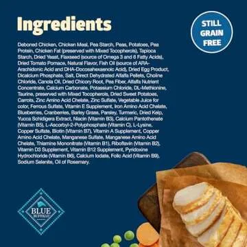 Blue Buffalo Freedom Grain-Free Puppy Dry Dog Food with DHA, Complete & Balanced Nutrition for Puppies, Made in the USA, Chicken & Potatoes, 24-lb Bag