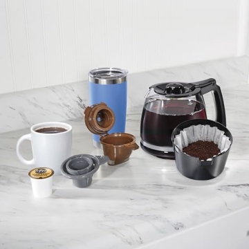 Hamilton Beach FlexBrew Trio Coffee Maker Versatile & Affordable