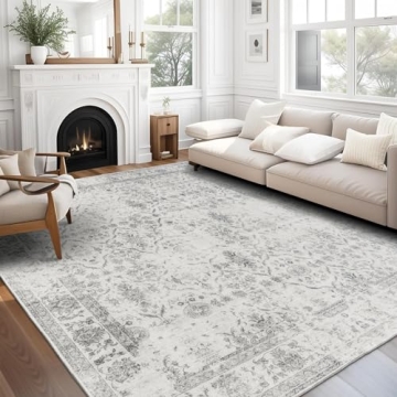 ReaLife Machine Washable Area Rug Runner - Living Room Bedroom Bathroom Kitchen Entryway Office - Pa...