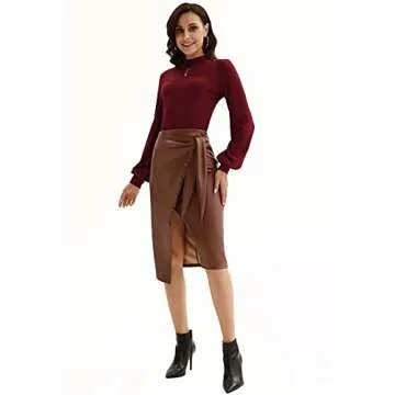 Women Split Pencil Skirt for Chic Fashion Statements