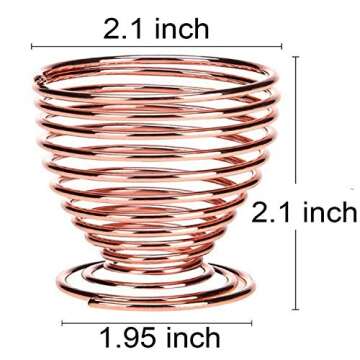 Sponge Blender Holder for Makeup Sponge Drying, 3 Pcs Rose Gold.