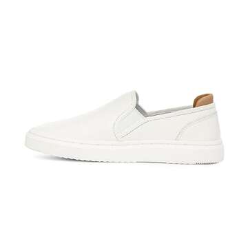 UGG Women's Alameda White Slip On Sneakers - Comfortable Style
