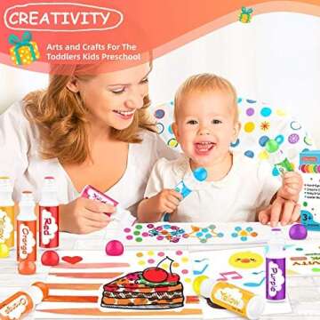 Vibrant Dot Markers for Toddlers - Washable Art Supplies