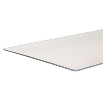 Q-BICS Kids Safe Acrylic Real Mirror Non-Glass + AR Coating 15”-inch x 23.5'' inch x 3 mm Peel Off Protective Cover Sheet Round Corners No Worries of Braking Glass