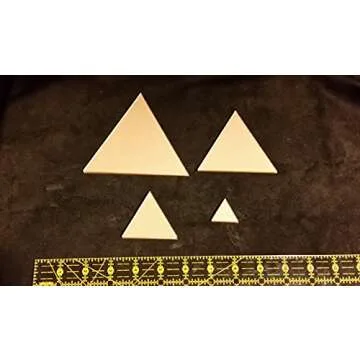 Itajime Shibori Templates - 44 Piece Set - Square, Circle, Hexagon, and Twinkle