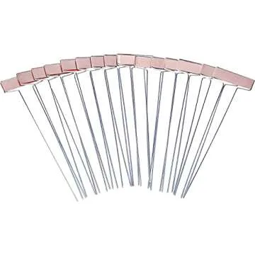 15 Reusable Copper Garden Labels with Marker for Plants