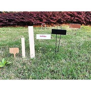 15 Reusable Copper Garden Labels with Marker for Plants