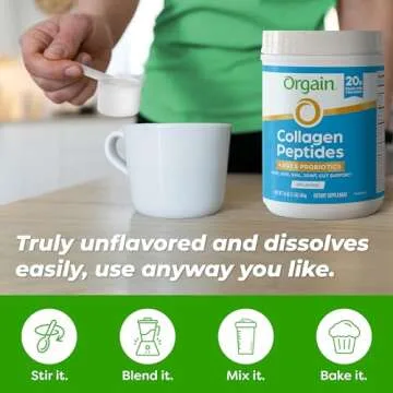 Orgain Collagen Peptides Powder with Probiotics 1lb
