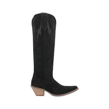 Dingo Boots Women's Thunder Road Fashion Boot, Black, 8