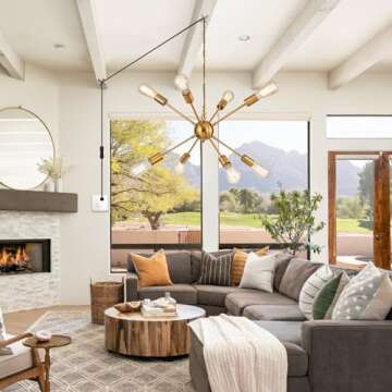 SineRise Plug-in Sputnik Chandelier for Modern Spaces