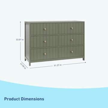 Graco Teddi 6 Drawer Dresser - Safety & Style