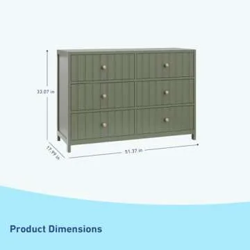Graco Teddi 6 Drawer Dresser - Safety & Style