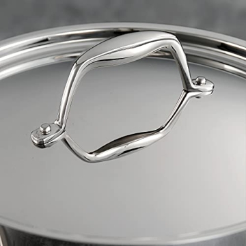 Tramontina 4-Quart Tri-Ply Clad Saucepan - Versatile Cooking