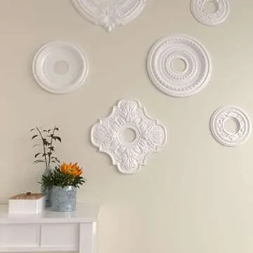 Ekena Millwork CM17PE Peralta Ceiling Medallion - 17.75"
