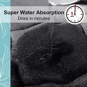 OLANLY Plush Memory Foam Bathroom Rug - Luxurious Comfort