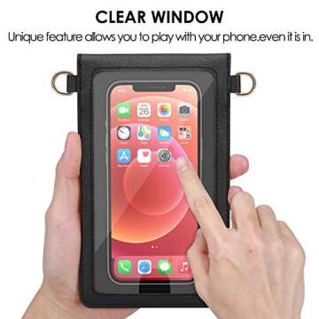 Stylish AnsTOP Small Crossbody Phone Purse for Women