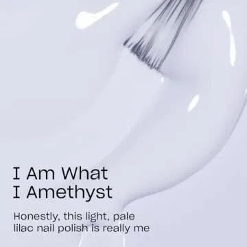 OPI Nail Lacquer I Am What I Amethyst | Opaque Soft Blue Crème Chip Resistant Nail Polish | Vegan, Fast Drying, Streak Free