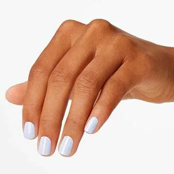 OPI Nail Lacquer I Am What I Amethyst | Opaque Soft Blue Crème Chip Resistant Nail Polish | Vegan, Fast Drying, Streak Free