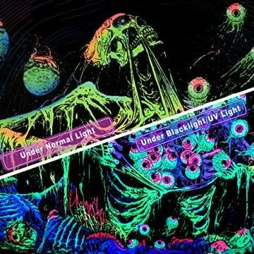 Krelymics Skull Tapestry - Glow in the Dark Decor