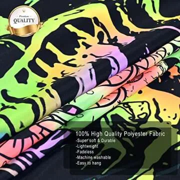 Krelymics Skull Tapestry - Glow in the Dark Decor