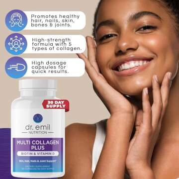 Dr. Emil Nutrition Multi Collagen Plus for Hair and Skin