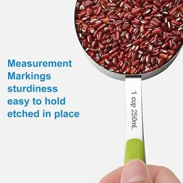 Bopei Measuring Cups and Spoons Set Stainless Steel 11 Piece for Cooking and Baking Kitchen Funnel