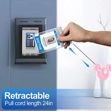 Plifal Cartoon Retractable Badge Reel Holder for Nurses