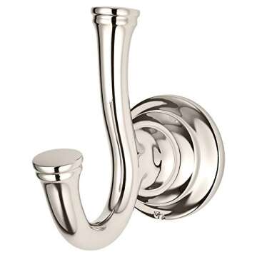 Polished Nickel American Standard Delancey Robe Hook - Durable & Stylish