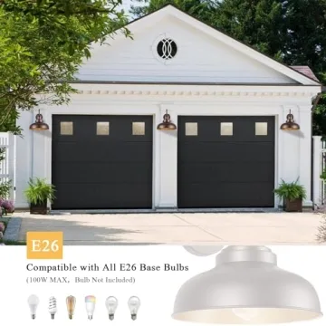 Diyel Outdoor Gooseneck Barn Light for Porch or Entryway