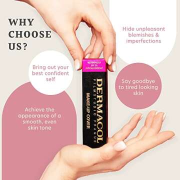 Dermacol Full Coverage Foundation with SPF 30, Waterproof