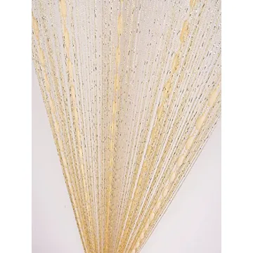 Hysenm Door String Curtains 39x79 Glitter Fringe Decor