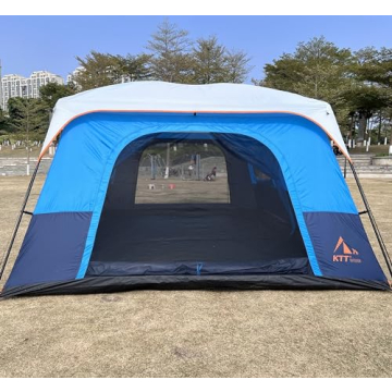 KTT Extra Large Family Camping Tent - 12-14 Person Space