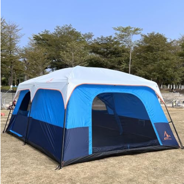 KTT Extra Large Family Camping Tent - 12-14 Person Space