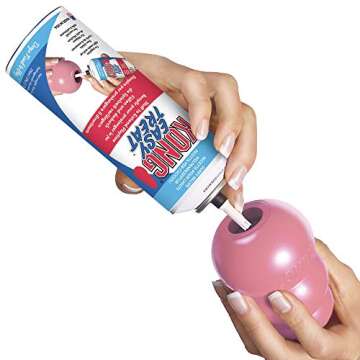 KONG Puppy Easy Treat - Easy-to-Use Pet Treat for Dog Toys - Puppy Supplies to Extend Playtime - Dog...