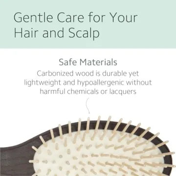 Ibiza Hair Oval Detangling Brush - Eco-Friendly & Hypoallergenic