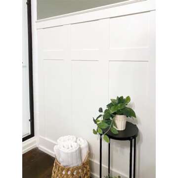 Board and Batten Wainscoting Kit for Easy Home Upgrade