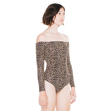 Chic American Apparel Off-Shoulder Bodysuit for Women  