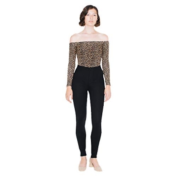 Chic American Apparel Off-Shoulder Bodysuit for Women  