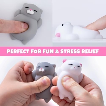 Nutty Toys Squishy Cat Set - Adorable Stress Relief