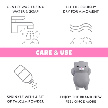 Nutty Toys Squishy Cat Set - Adorable Stress Relief