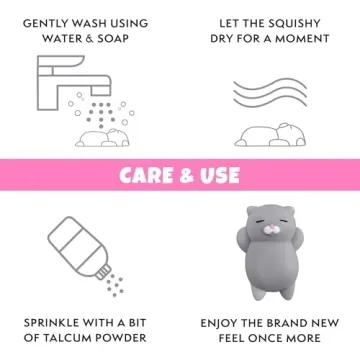 Nutty Toys Squishy Cat Set - Adorable Stress Relief