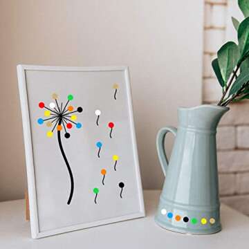 Yeachlaing 2000 Pieces 0.5 Inch Round Color Coding Labels,Circle Dot Stickers Used for Classroom Office and More,with Perforation Line (Kraft)