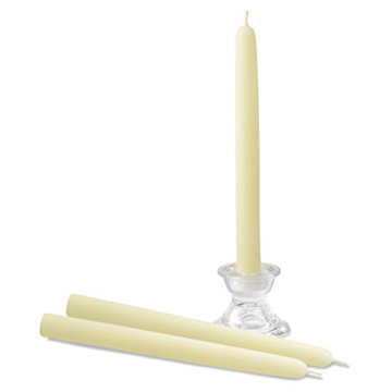 Hyoola 10 Inch Pure Beeswax Taper Candles 12 Pack